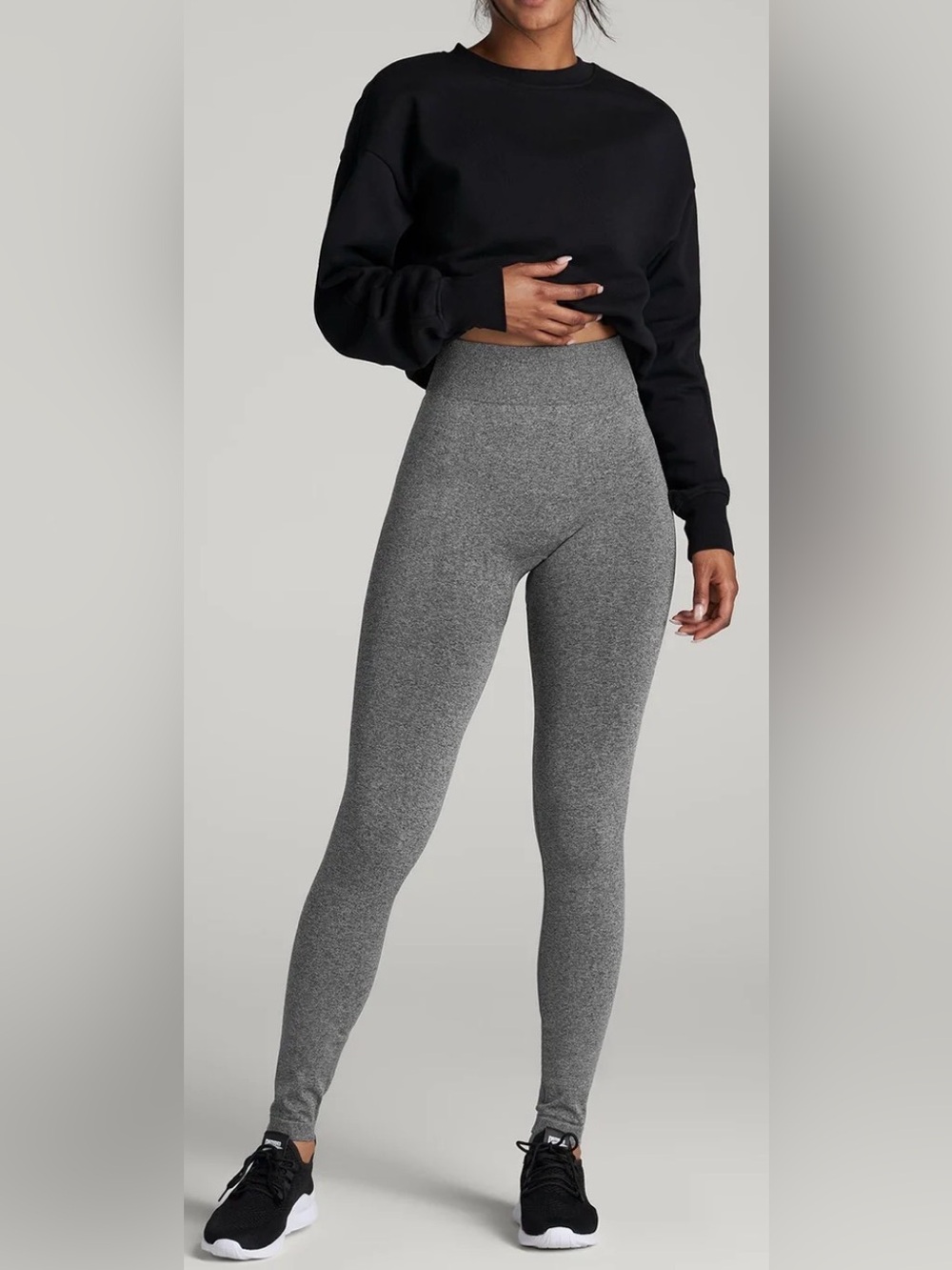 SHEIN Dark Heather Gray Jogger Pants